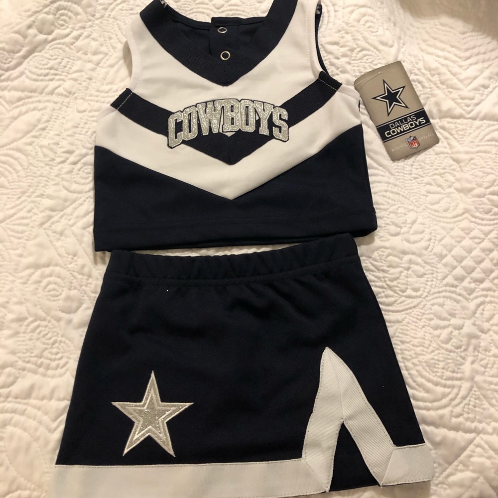 Dallas Cowboys Baby Girl Outfit- 9 months